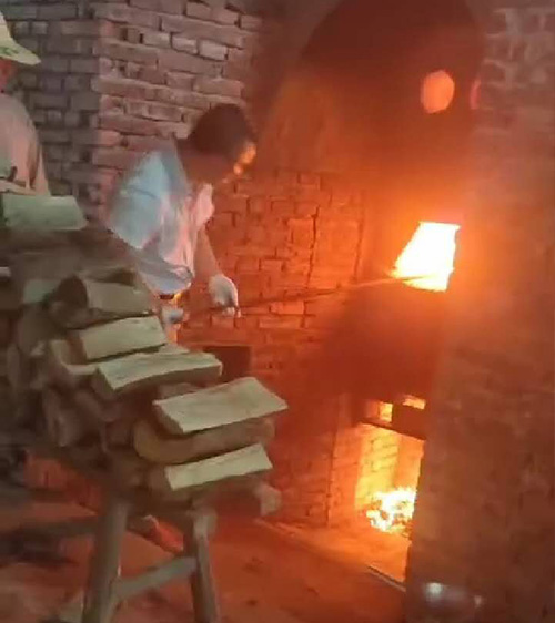 柴窑烧窑